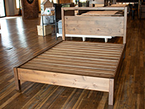 Black Timber Bed Frame